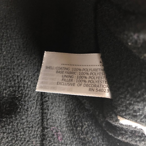 Old Navy Puffer Vest Butterfly Brown Girls Medium - Picture 8 of 8